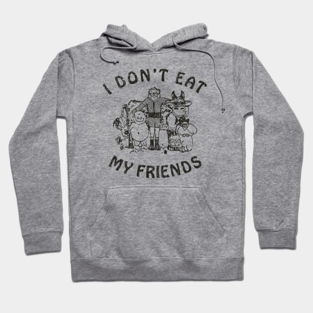 I Don't Eat My Friends 1985 Hoodie by JCD666